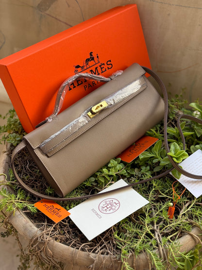Hermes Kelly Cut Clutch-Box included-Master Series