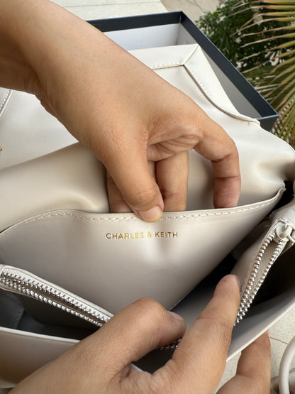 Charles & Keith Midori Geometric Shoulder Bag Master Series