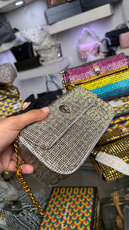Kurt Geiger London crystal-embellished Shoulder Bag-With box