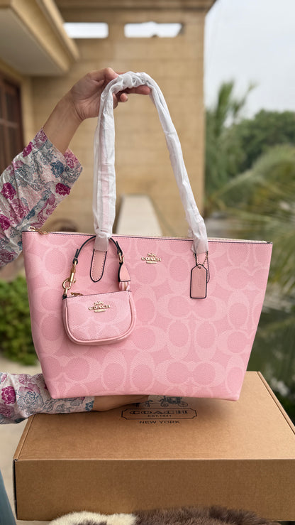 Coach Tote-With Coin Bag-Master Plus Series-With Box