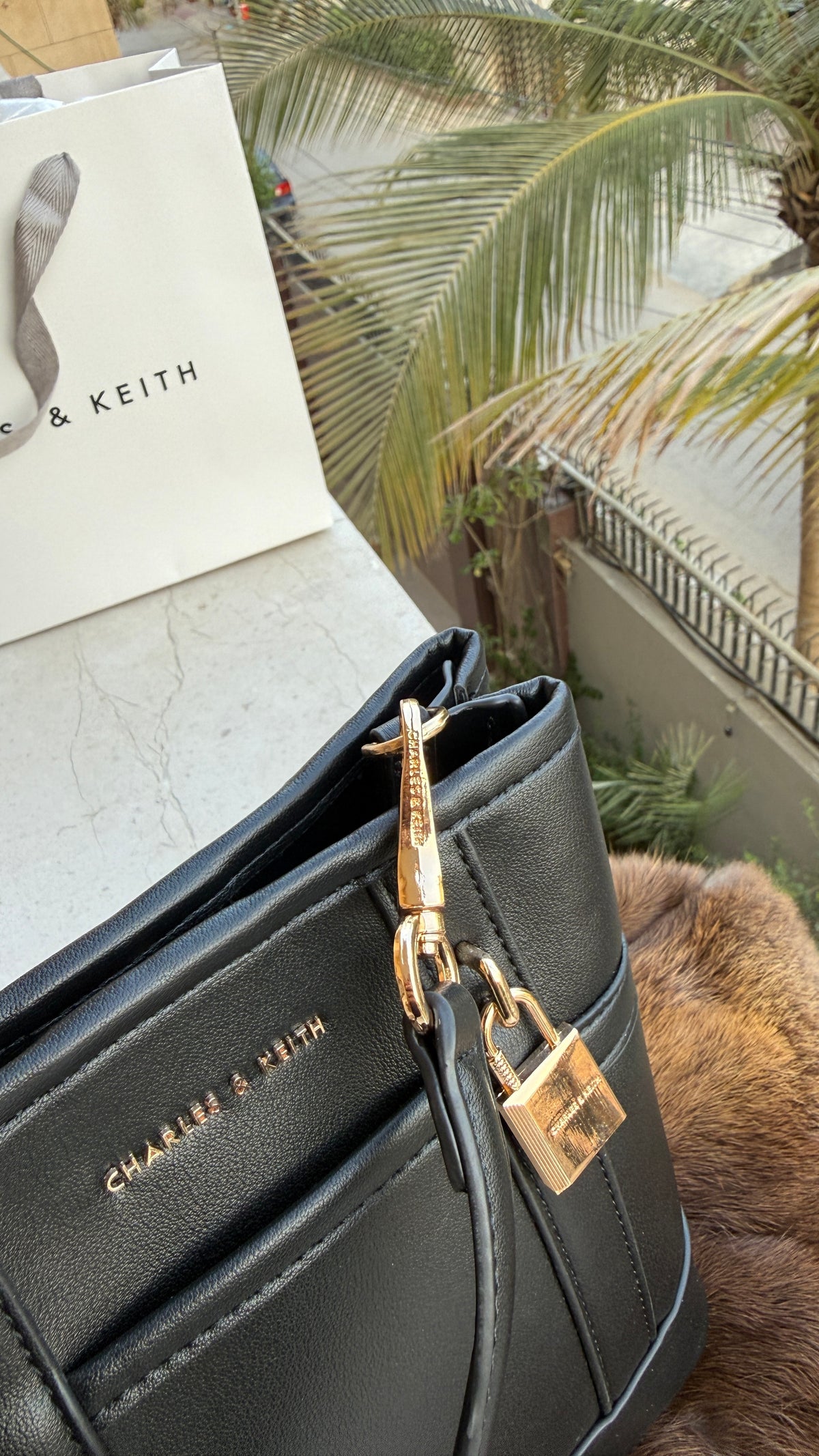 Charles & Keith Scottie Bucket Bag-Master Plus Series-With Paper Bag