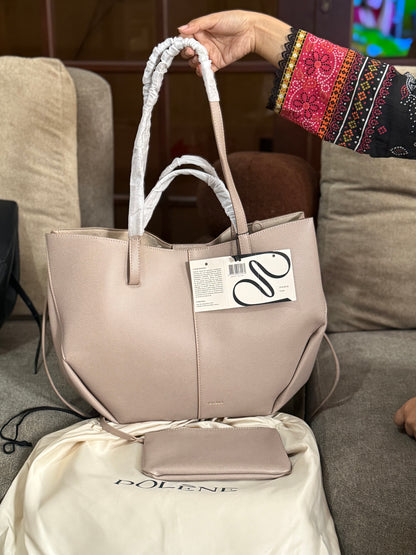 Pólene Cyme Textured edition Tote Bag! AAA TOP QUALITY With Folding Box