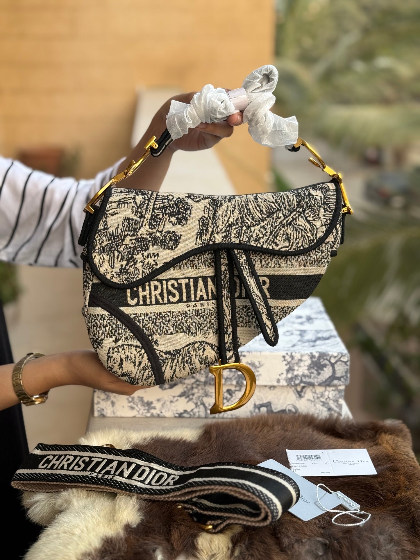 Christian Dior Saddle Bag-Master Plus Series-Box Packaging Include