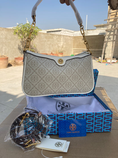 Tory Burch T Monogram Studio Bag- Master series