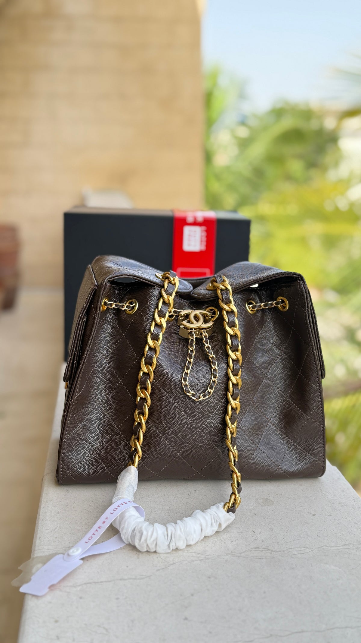 Chanel 25 small quilted hobo bag-AAA Series-Folding box Packaging.