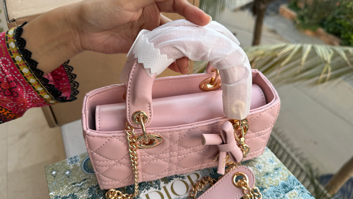 Lady D-Joy Bag-Bow Edition-AAA Series-Double Folding box