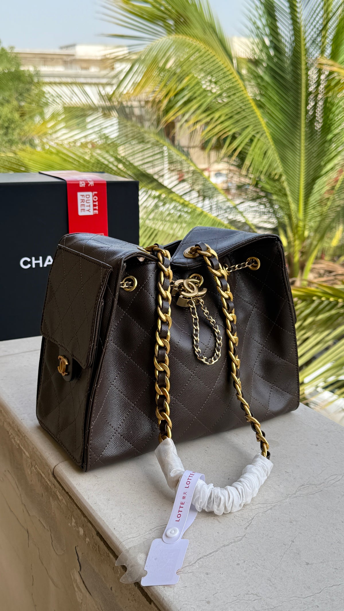 Chanel 25 small quilted hobo bag-AAA Series-Folding box Packaging.