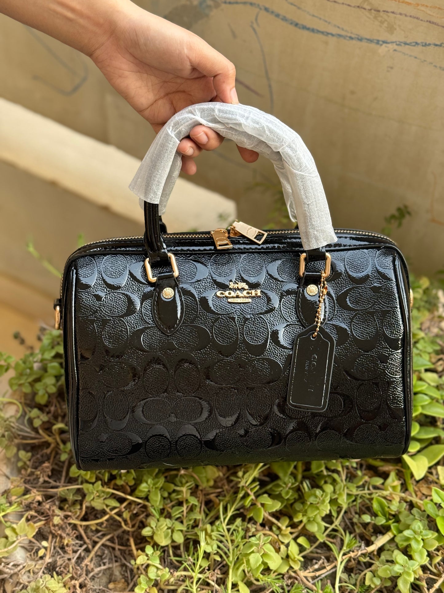 Coach Rowan Satchel With Box Master Series