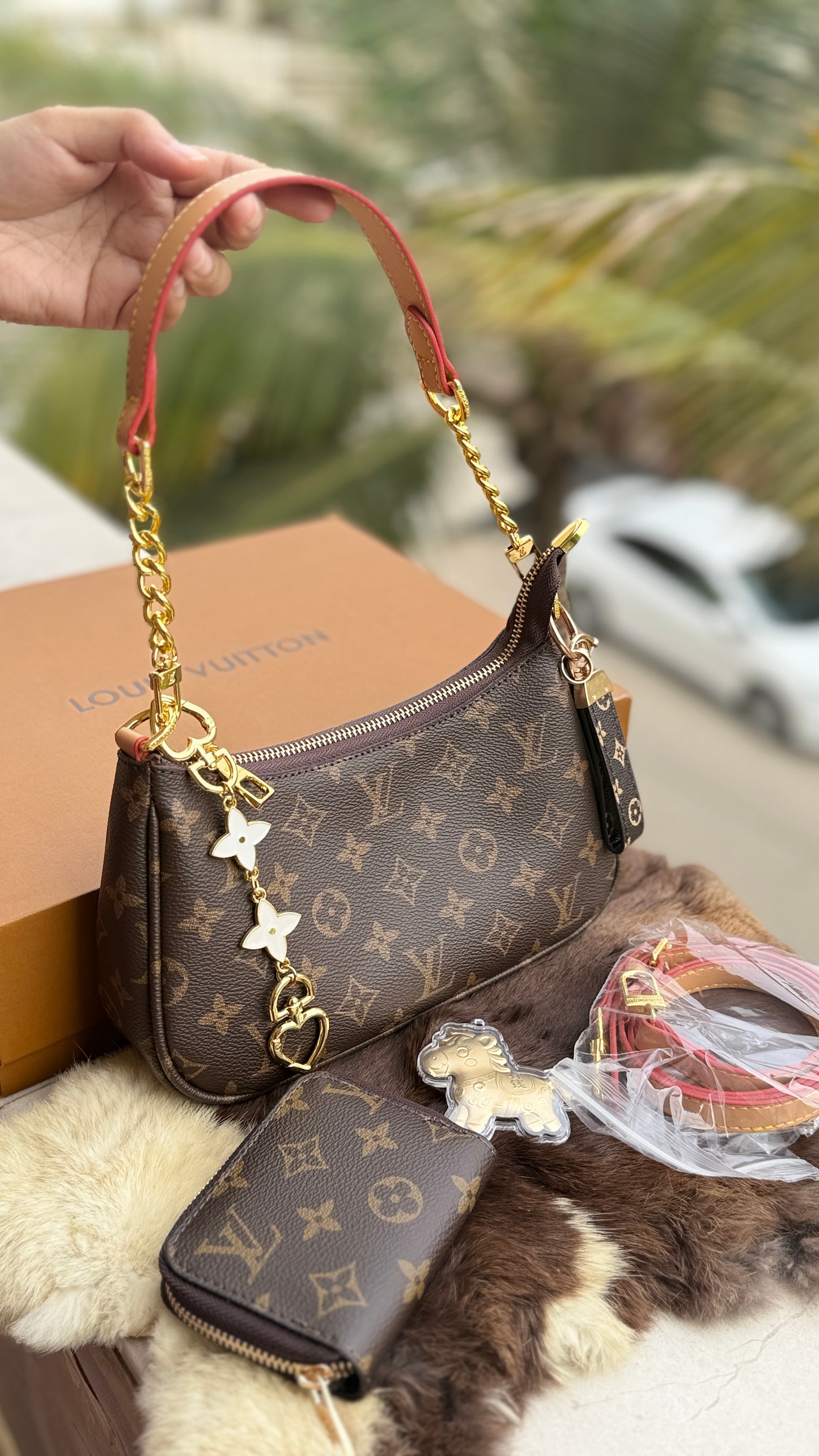 Louis Vuitton Hobo Shoulder bag-Double Box-AAA Series