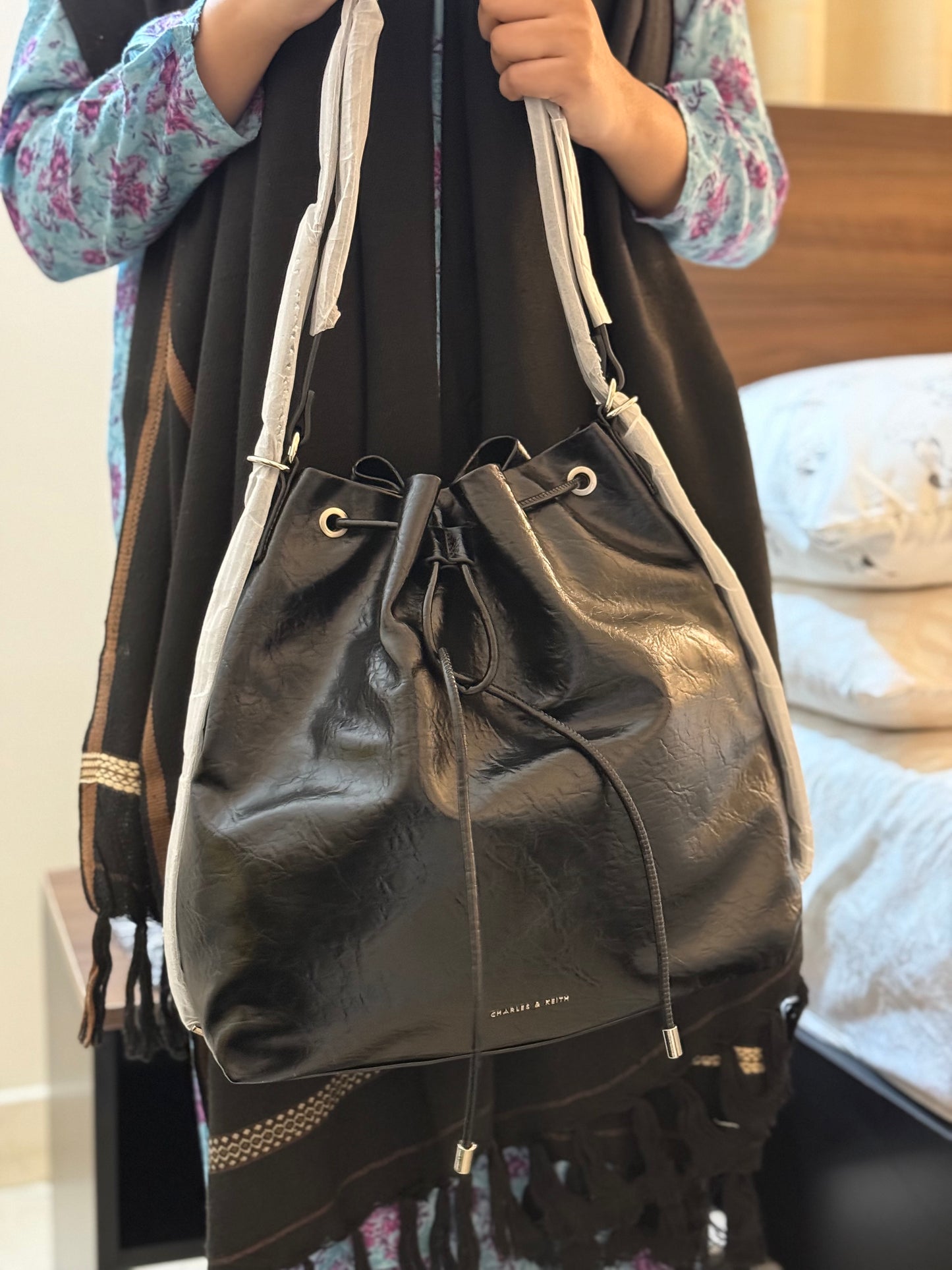 .C&K Neva 2 Way Backpack + Bucket Bag