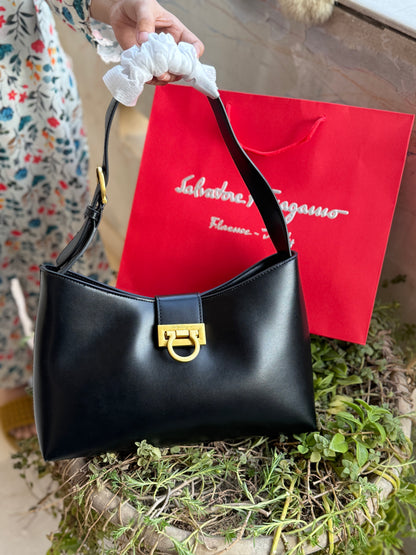 Salvatore Ferragamo Trifolio shoulder bag-Master Series-With Paper Bag-Same As Original