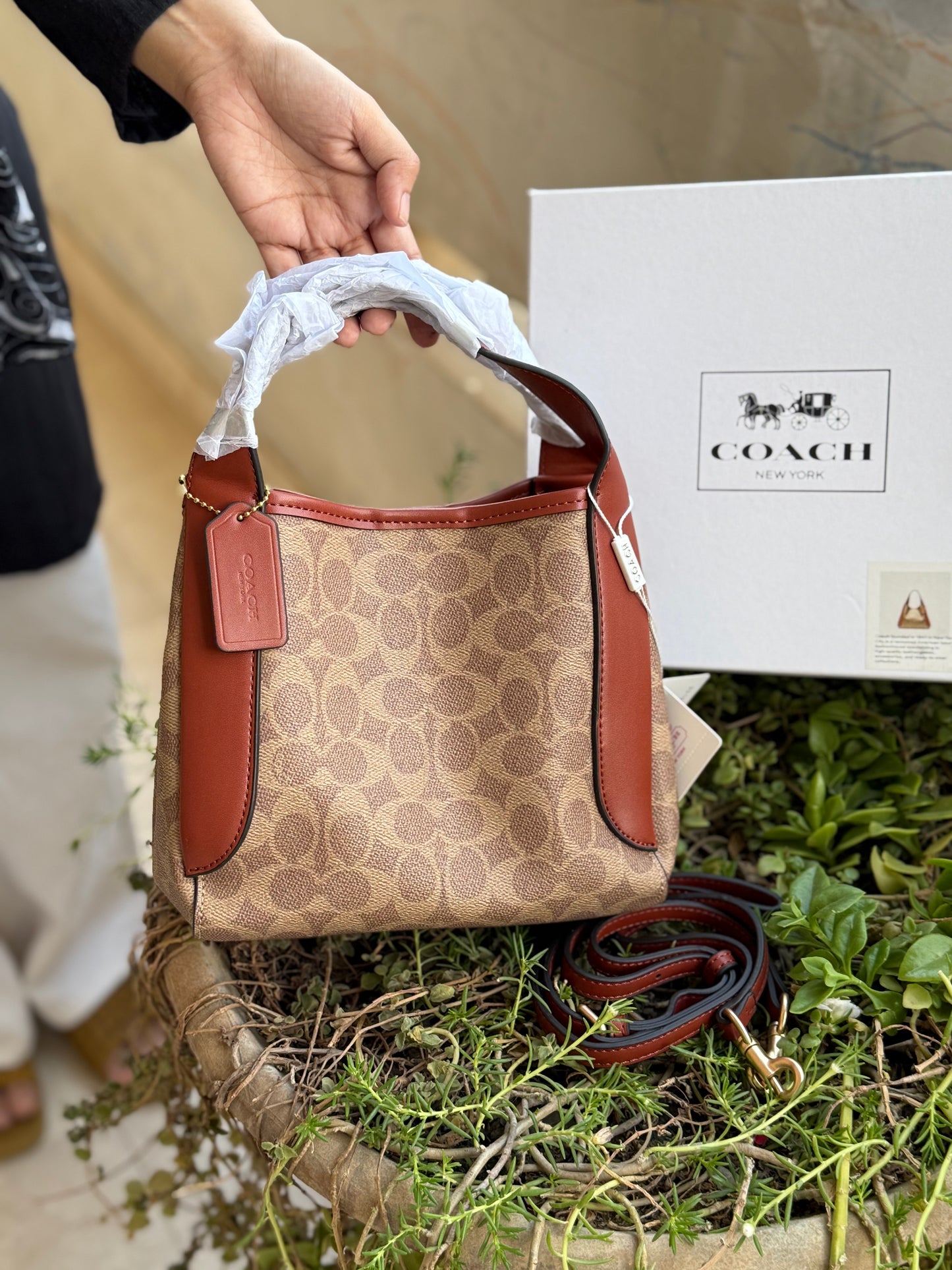 Coach Hadley 21 Hobo Bag-Master Series-Same As Original-Box Included