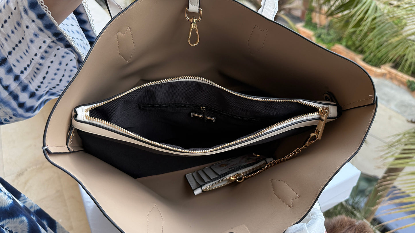 Aldo Tote-With Card Wallet & Pouch-With Box-Master Series