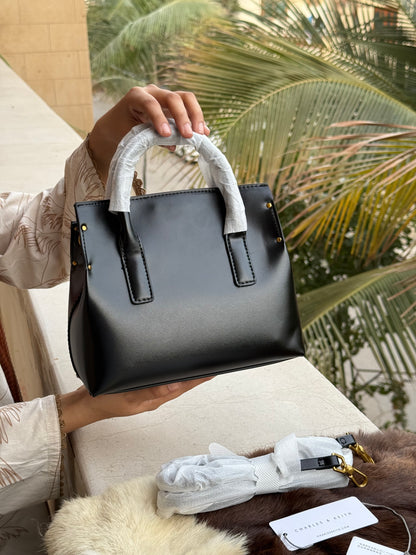 Charles & Keith Rene Structured Top handle bag-Master Series