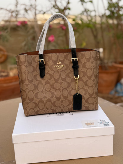 Coach MOLLIE 25 Tote Bag Lighter brown