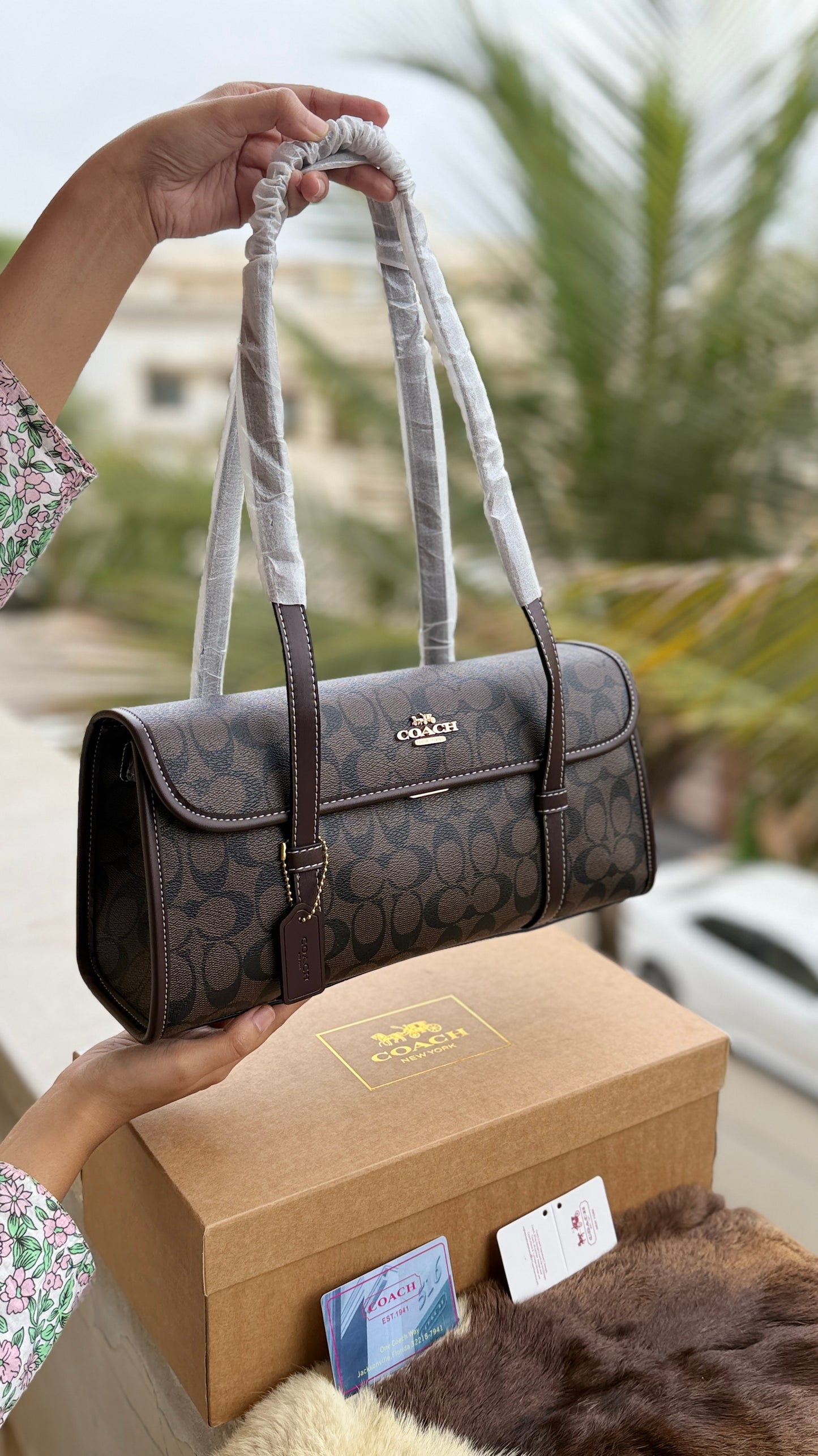 Coach Bridget Shoulder Flap Bag-Master Plus Series-With Box