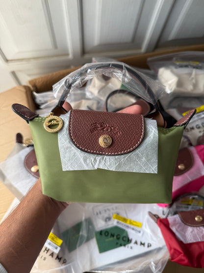 LONG CHAMP LE PLIAGE ORIGINAL POUCH WITH HANDLE ( Master Series )