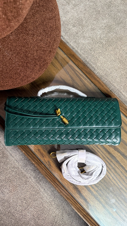 Bottega Venetta Andiamo Clutch.
