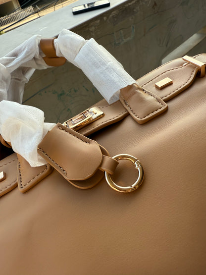 JW PEI Ziva Metal Lock Decoration Tote Bag-Master Series-Same as original