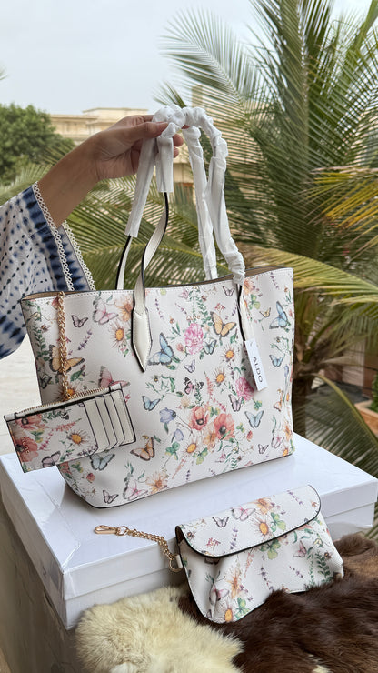Aldo Tote-With Card Wallet & Pouch-With Box-Master Series