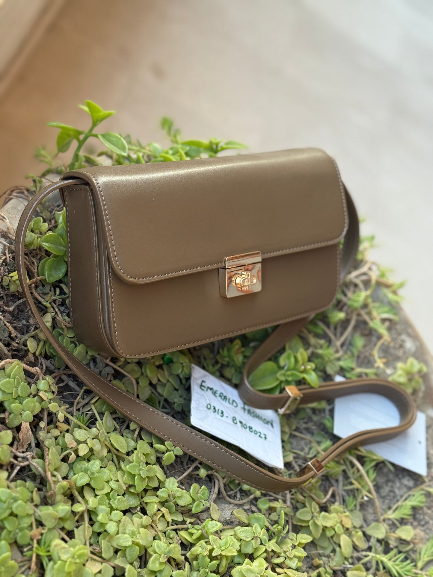 PEDRO Studio Shoulder Bag - Taupe Color-Master Series