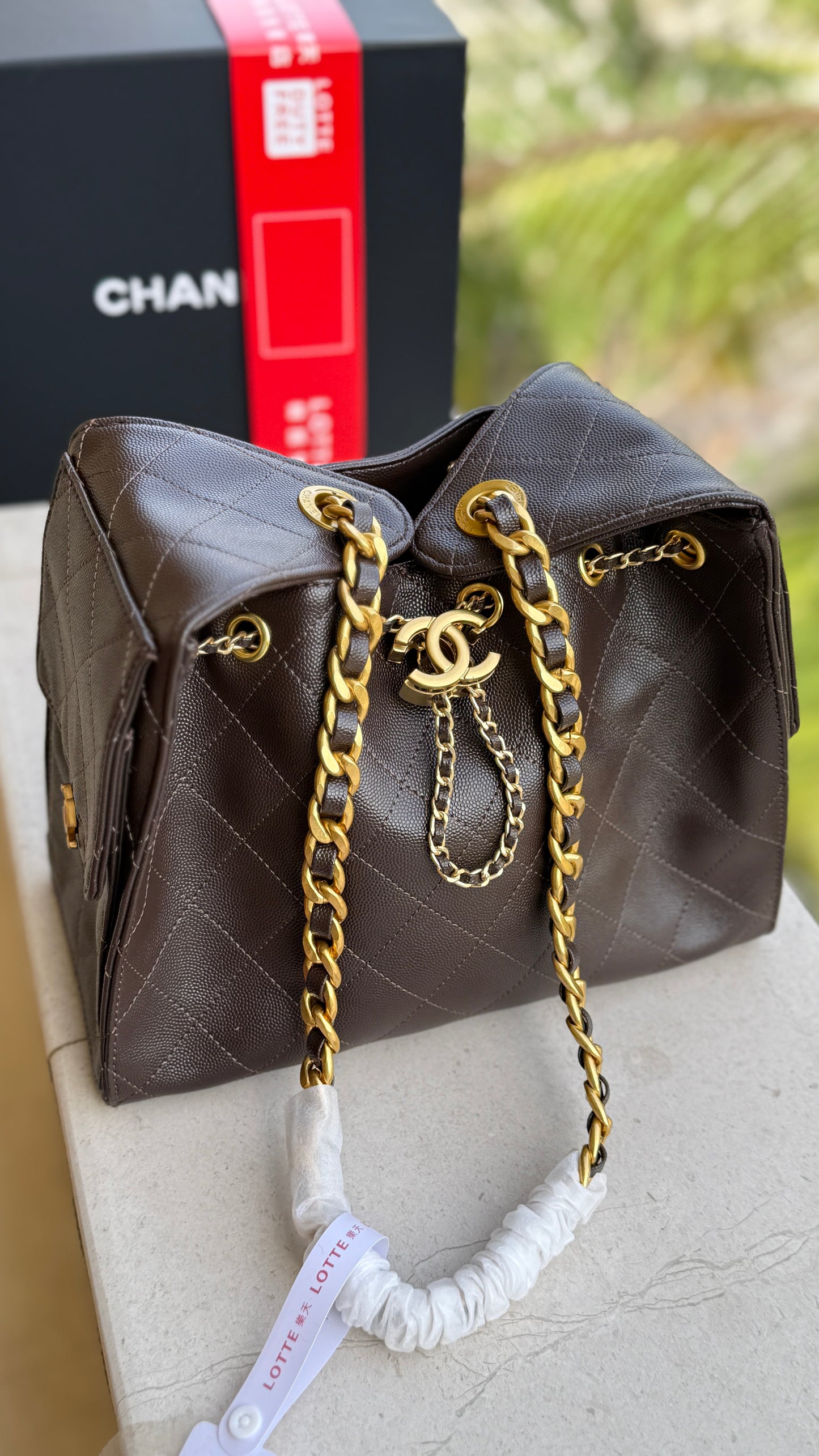 Chanel 25 small quilted hobo bag-AAA Series-Folding box Packaging.