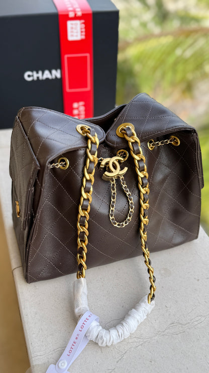 Chanel 25 small quilted hobo bag-AAA Series-Folding box Packaging.
