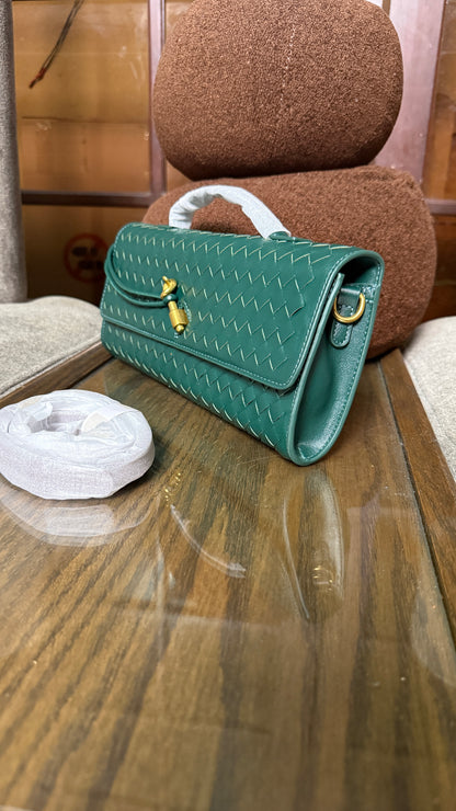Bottega Venetta Andiamo Clutch.