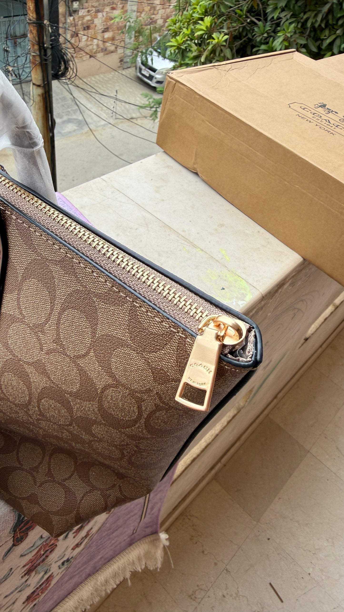 Coach Tote-With Coin Bag-Master Plus Series-With Box