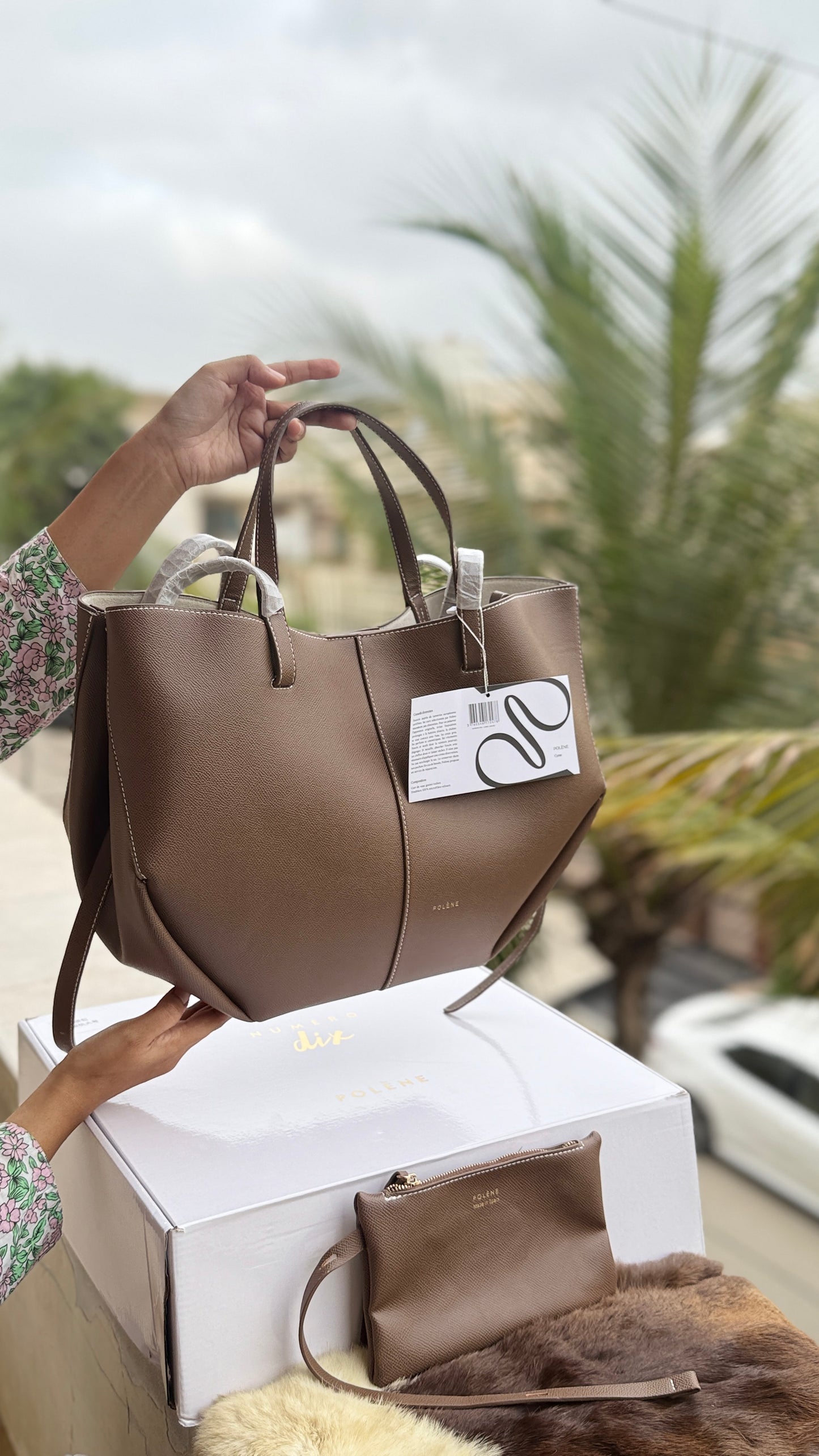 Polène Cyme Textured Edition! AAA-Top Quality With Folding Box.