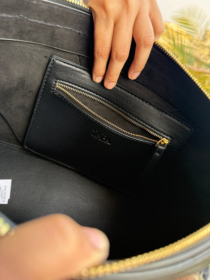 ZARA Woven Elongated Handbag-Master Series Exceptional Quality