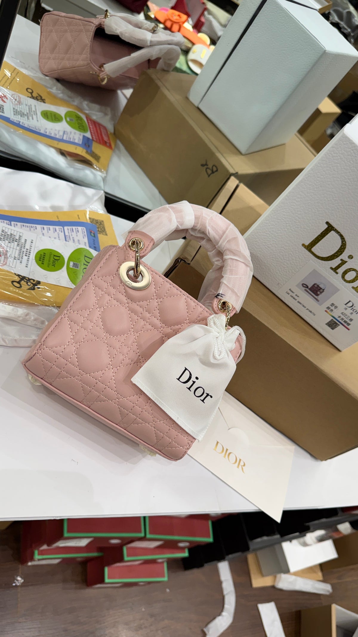 Lady Dior Mini By Dior-AAA Series-Double Folding Box