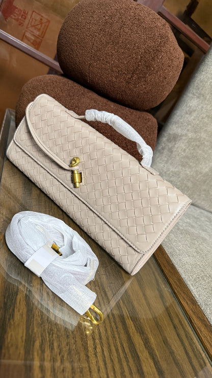 Bottega Venetta Andiamo Clutch.