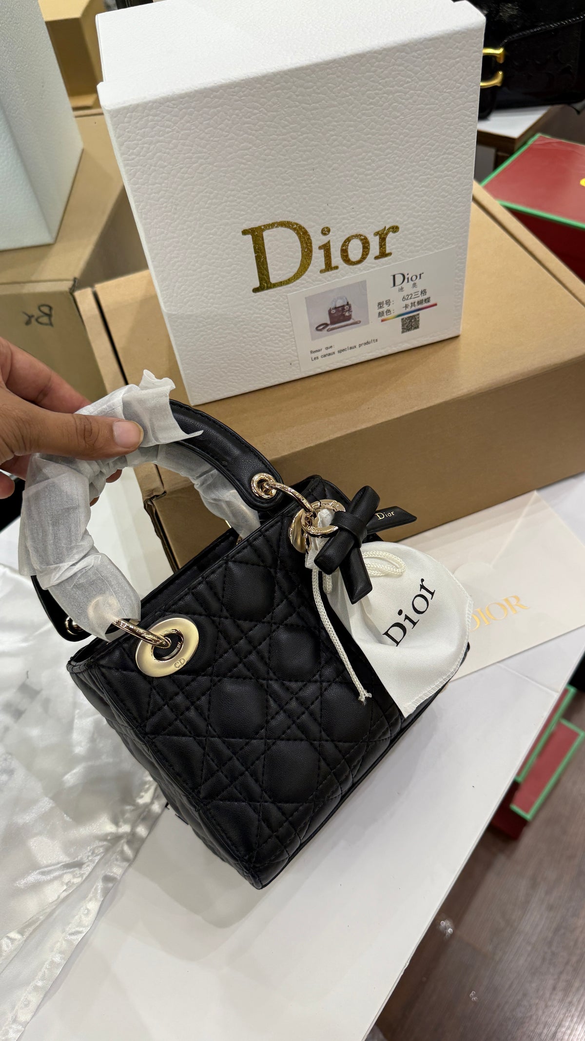 Lady Dior Mini By Dior-AAA Series-Double Folding Box