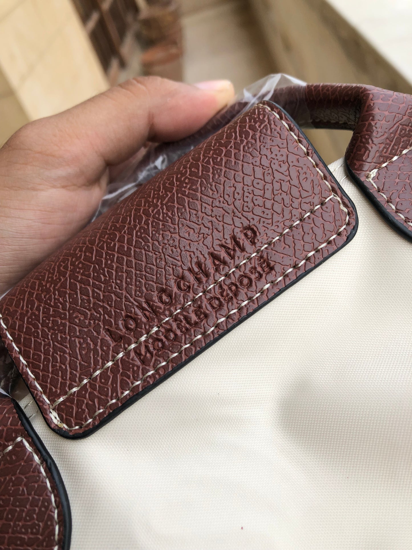 LONG CHAMP LE PLIAGE ORIGINAL POUCH WITH HANDLE ( Master Series )