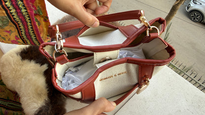 Charles & Keith Scottie Bucket Bag-Master Plus Series-With Paper Bag
