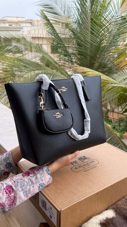 Coach Tote-With Coin Bag-Master Plus Series-With Box