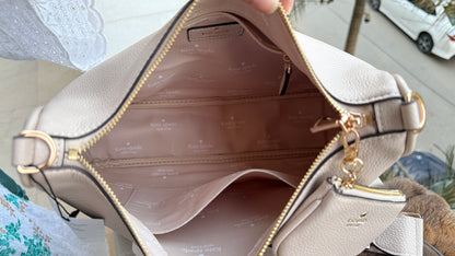 Kate Spade Emma Large Crossbody bag With mini pouch-Master Plus series Nude/Skin