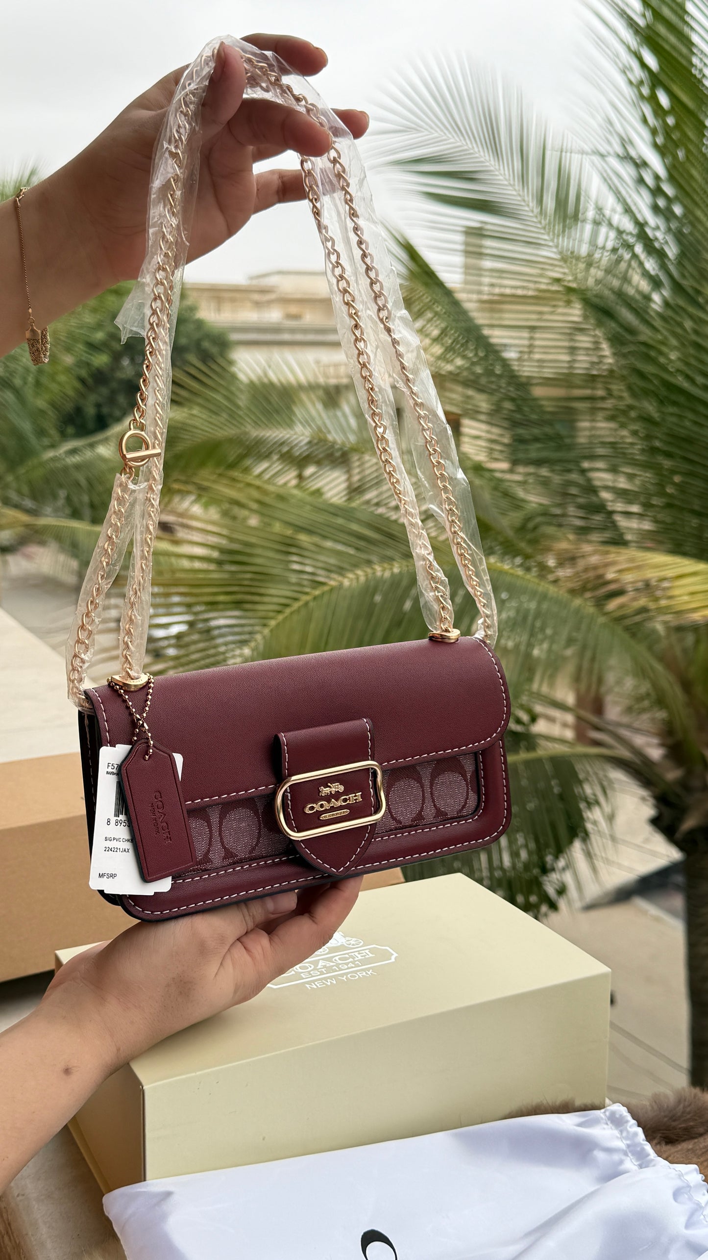Coach Morgan Mini Crossbody/Shoulder-Master Plus Series-Folding double Box