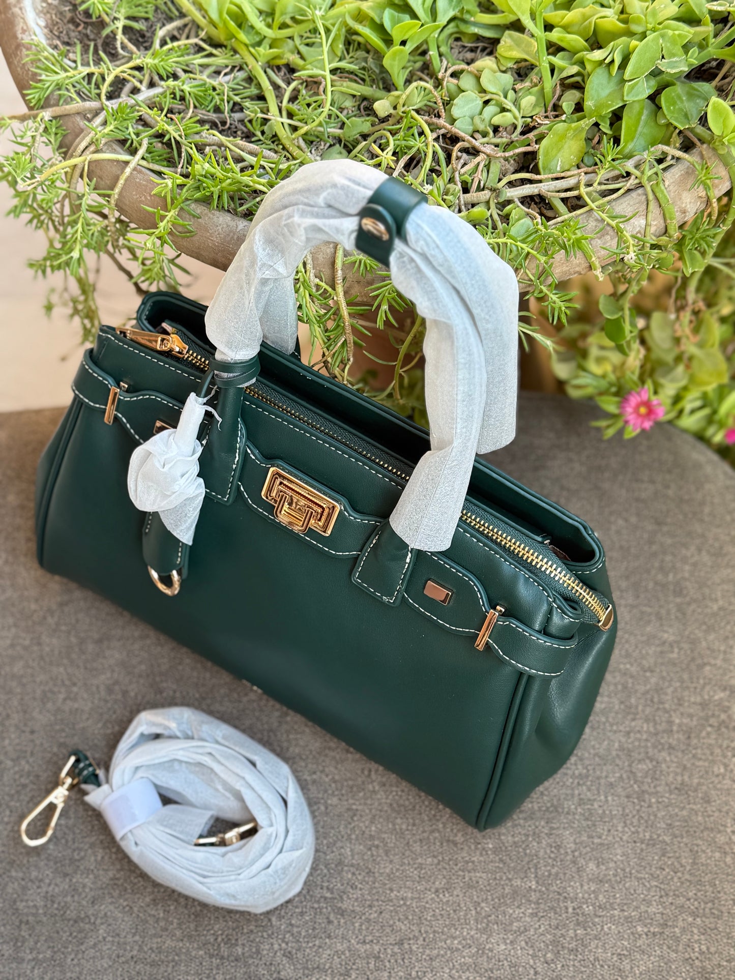 JW PEI Ziva Metal Lock Decoration Tote Bag-Master Series-Same as original