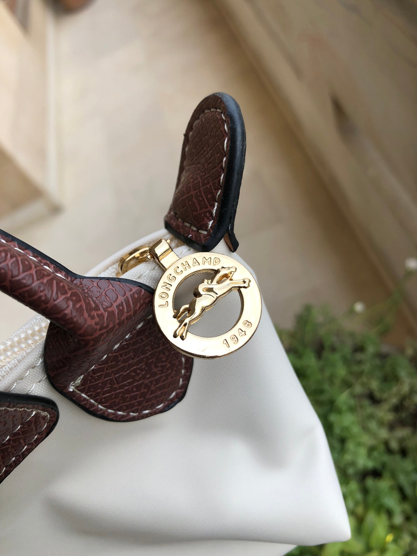 LONG CHAMP LE PLIAGE ORIGINAL POUCH WITH HANDLE ( Master Series )