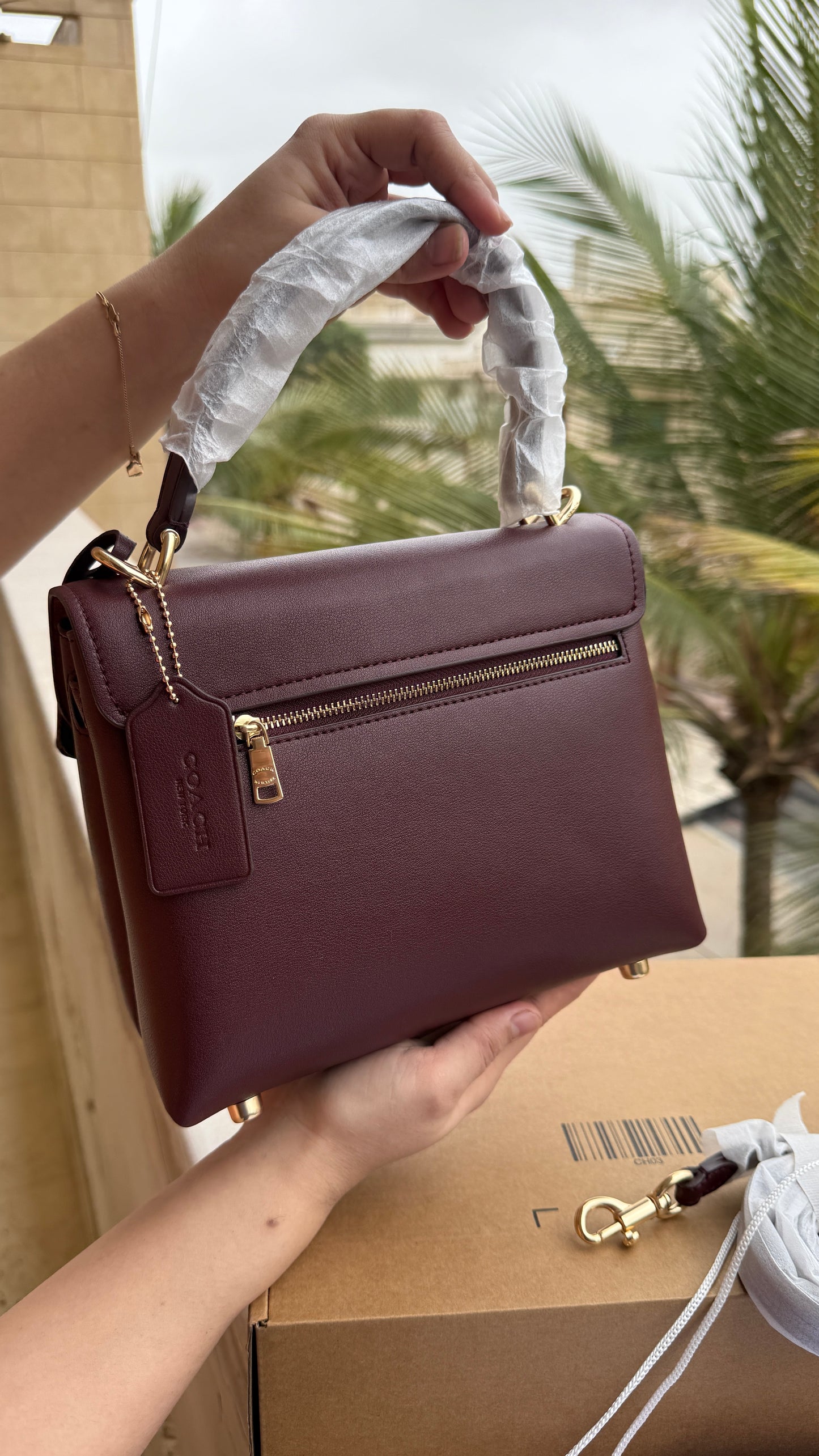 Coach Emory Top Handle Bag-Folding Box-Master Plus