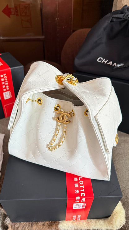 Chanel 25 small quilted hobo bag-AAA Series-Folding box Packaging.