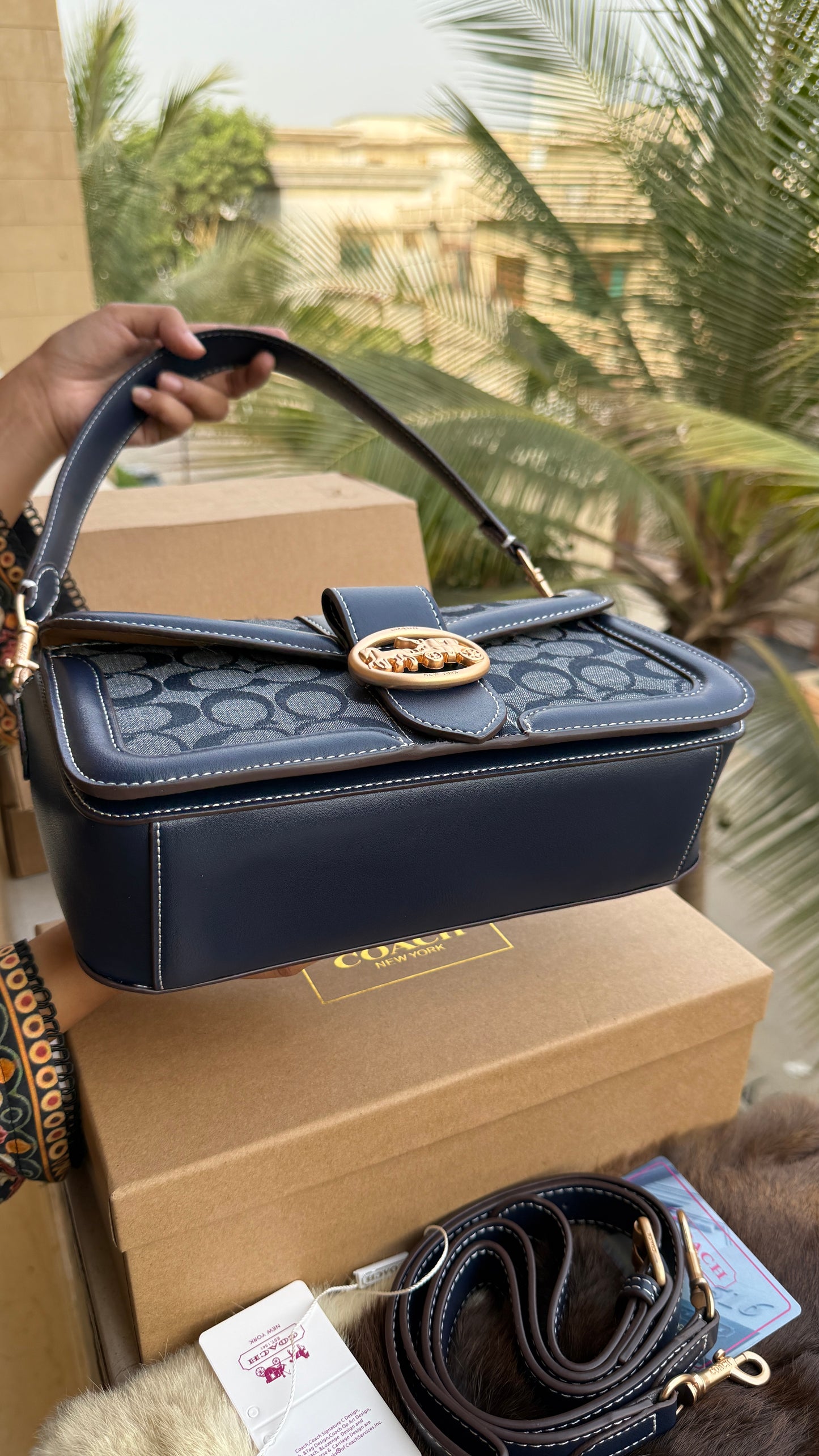 Coach Georgie Shoulder Bag-Double Folding Box-Master Plus Series