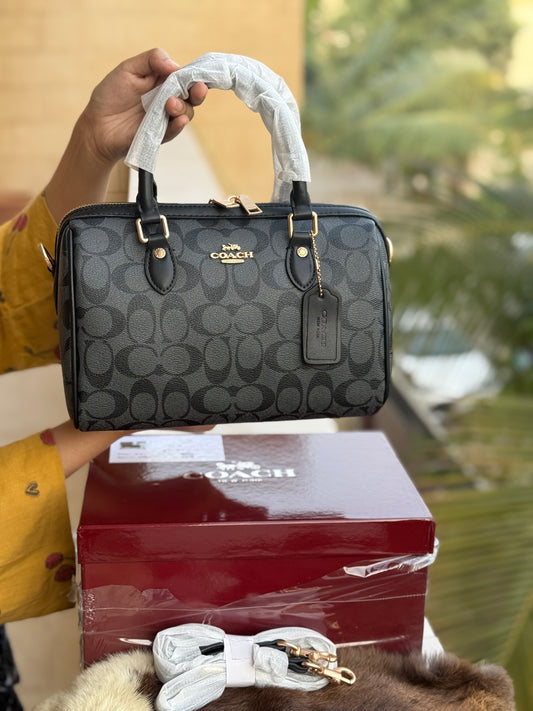 Coach Rowan Satchel With Box Master Series