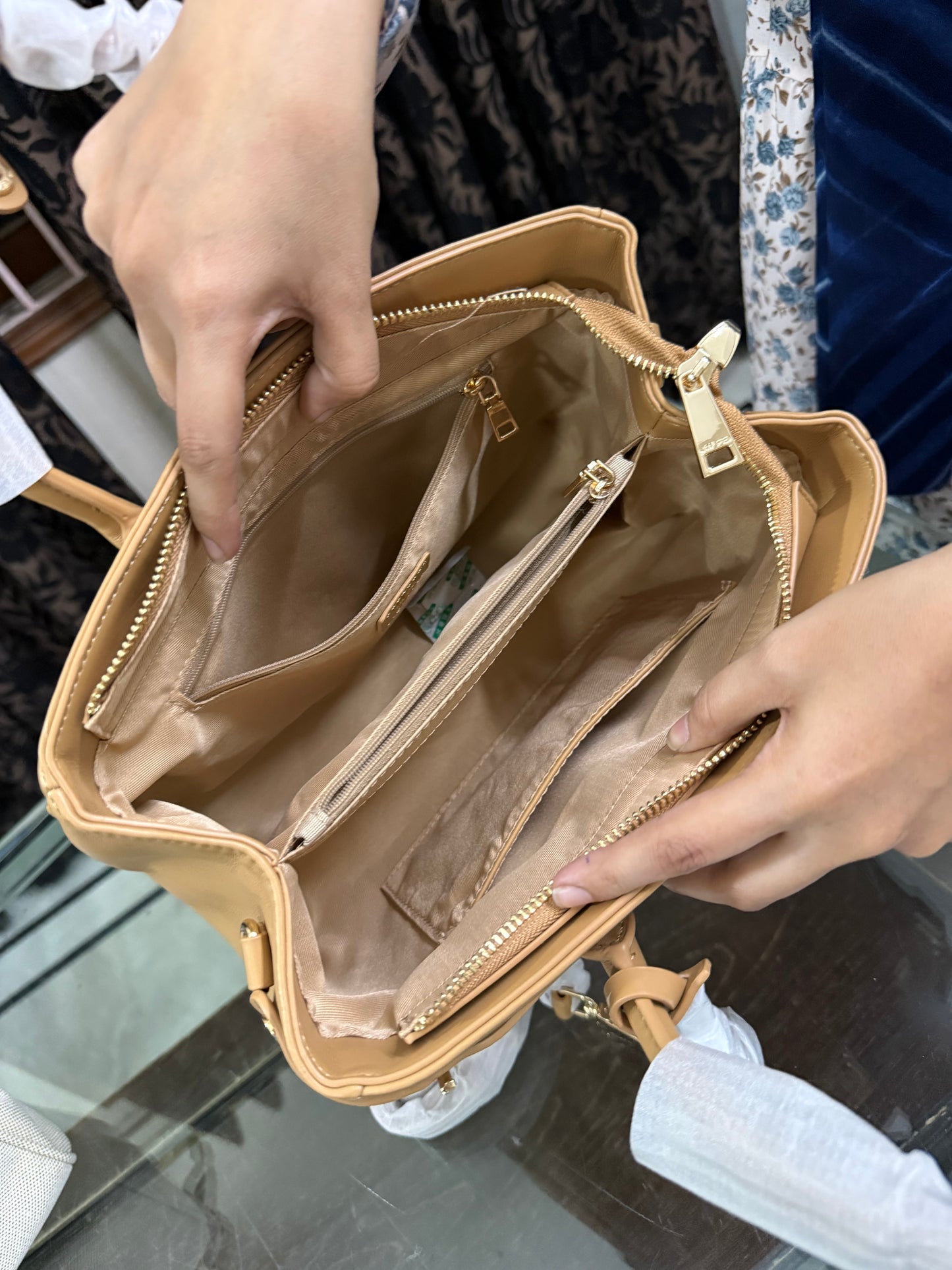 JW PEI Ziva Metal Lock Decoration Tote Bag-Master Series-Same as original