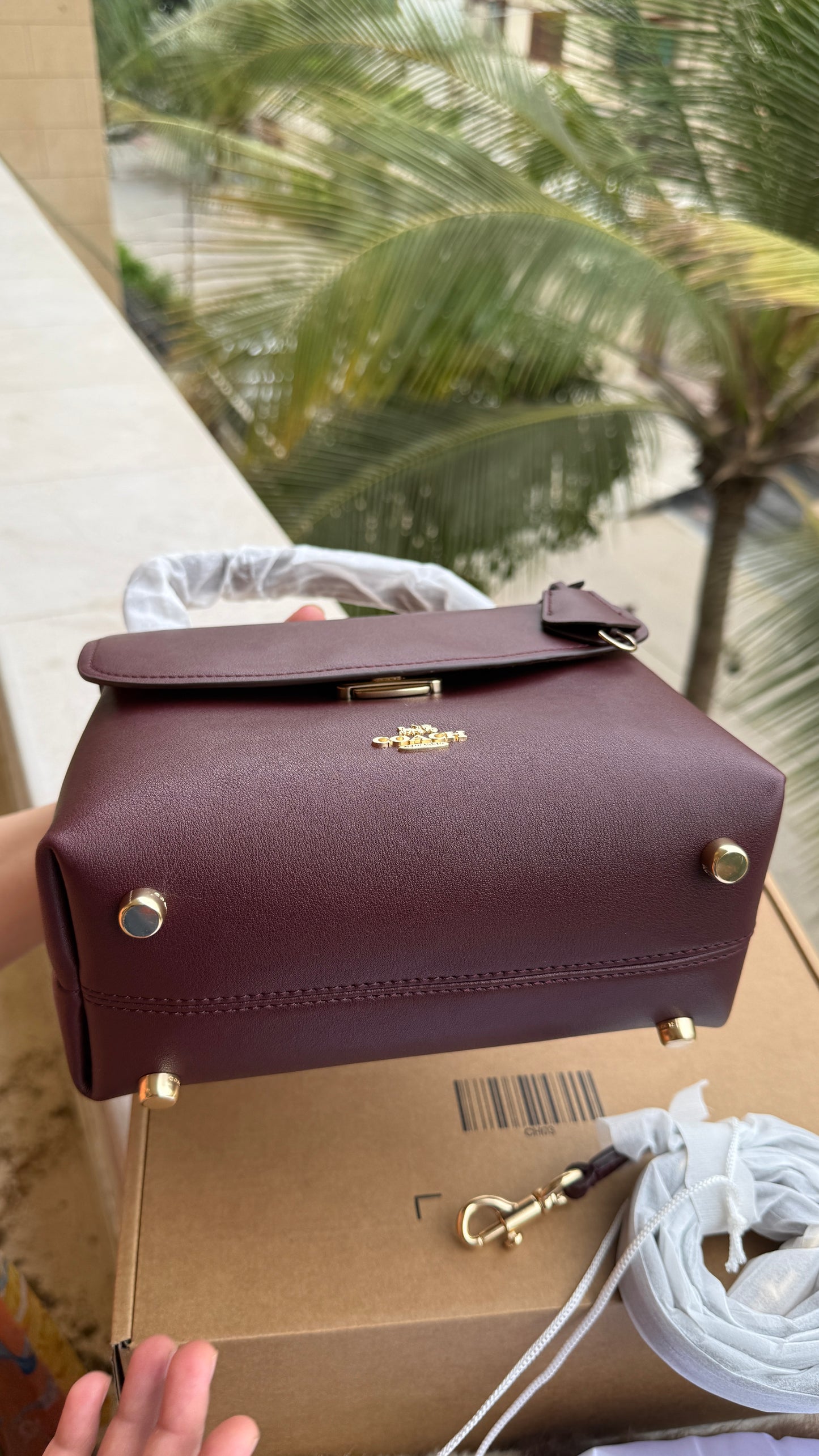 Coach Emory Top Handle Bag-Folding Box-Master Plus
