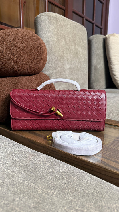 Bottega Venetta Andiamo Clutch.