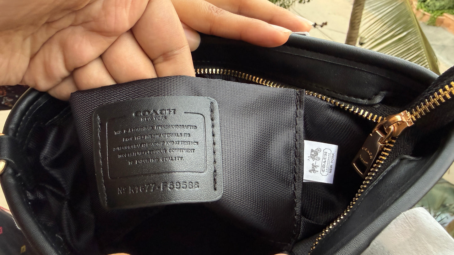 Coach City Mini Tote Bag-With Wallet & Charm Chain-Box Included-Master Plus Series.