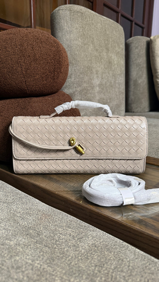 Bottega Venetta Andiamo Clutch.